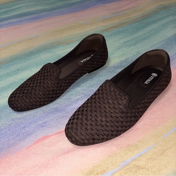 VIVAIA Audrey Women's Round-Toe Flats Comfortable Slip On Woven Knit Loafer 40 - Picture 7 of 12